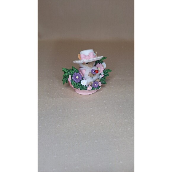 Charming Tails Sweet Smell of A Cure 2007 Collection Pink Mouse #5327A - Picture 2 of 11